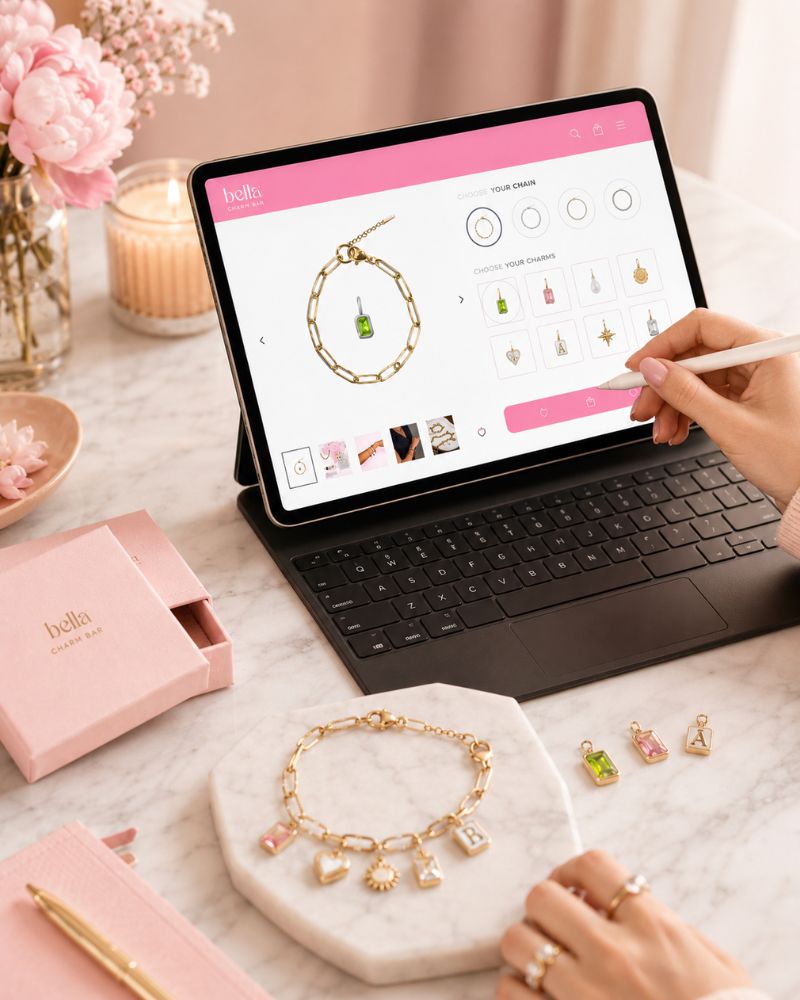 Online charm designer