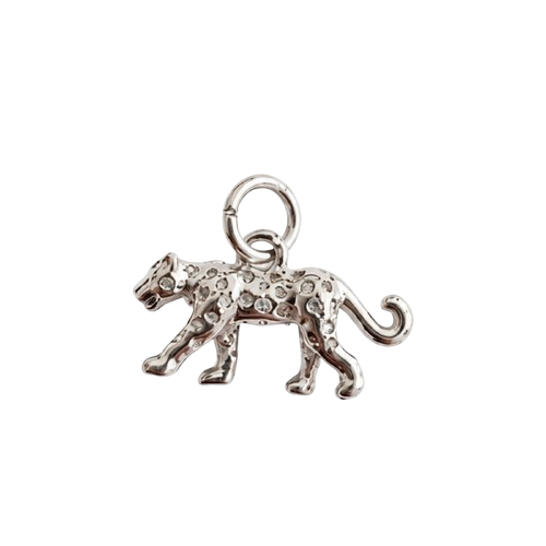 Párduc charm – Ezüst