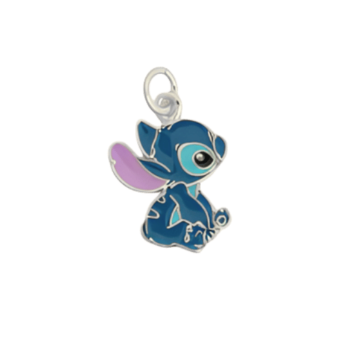 Stitch charm – Ezüst