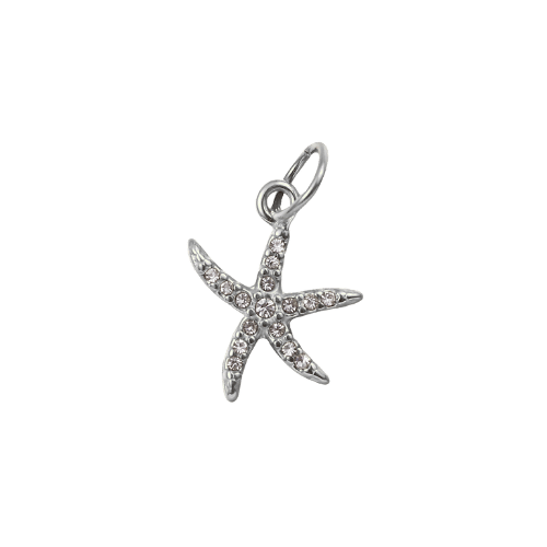 Tengericsillag charm – Ezüst