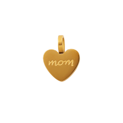 MOM felirat charm – Arany