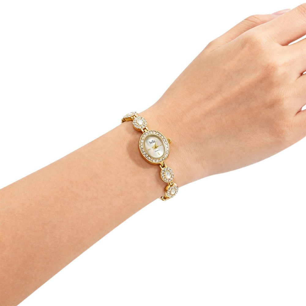 Bella Monaco - Cirkónia köves vintage óra