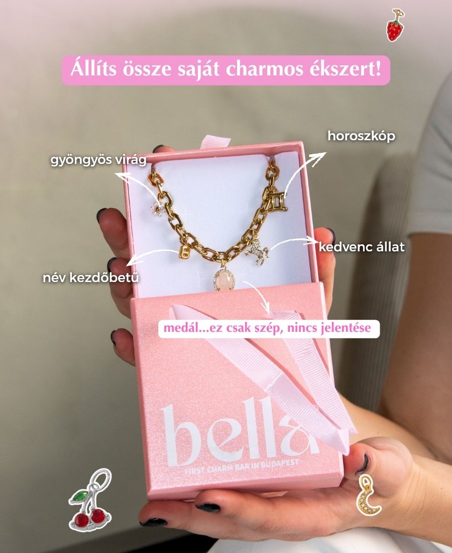 Egyedi charmos ékszer konfigurátor