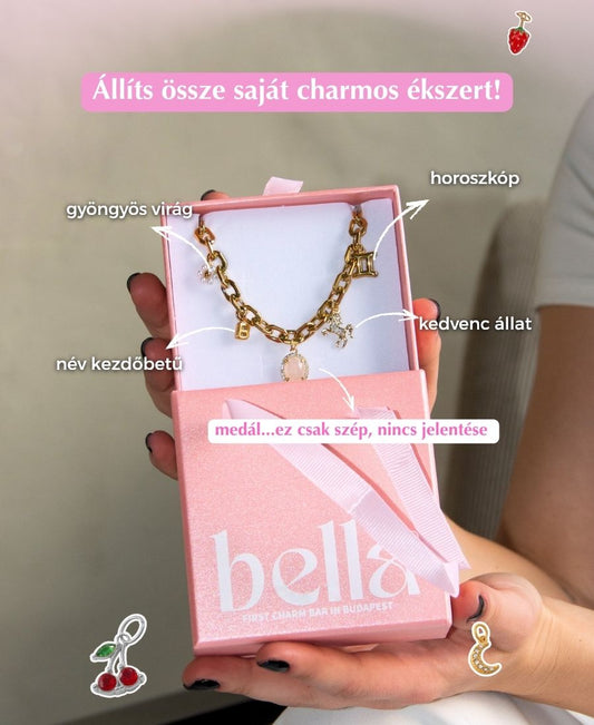 Egyedi charmos ékszer konfigurátor