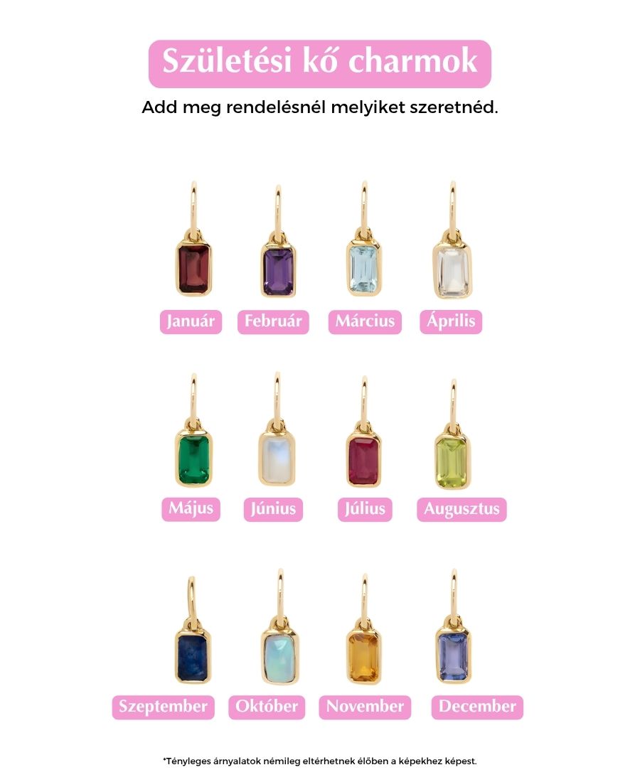 Egyedi charmos ékszer konfigurátor