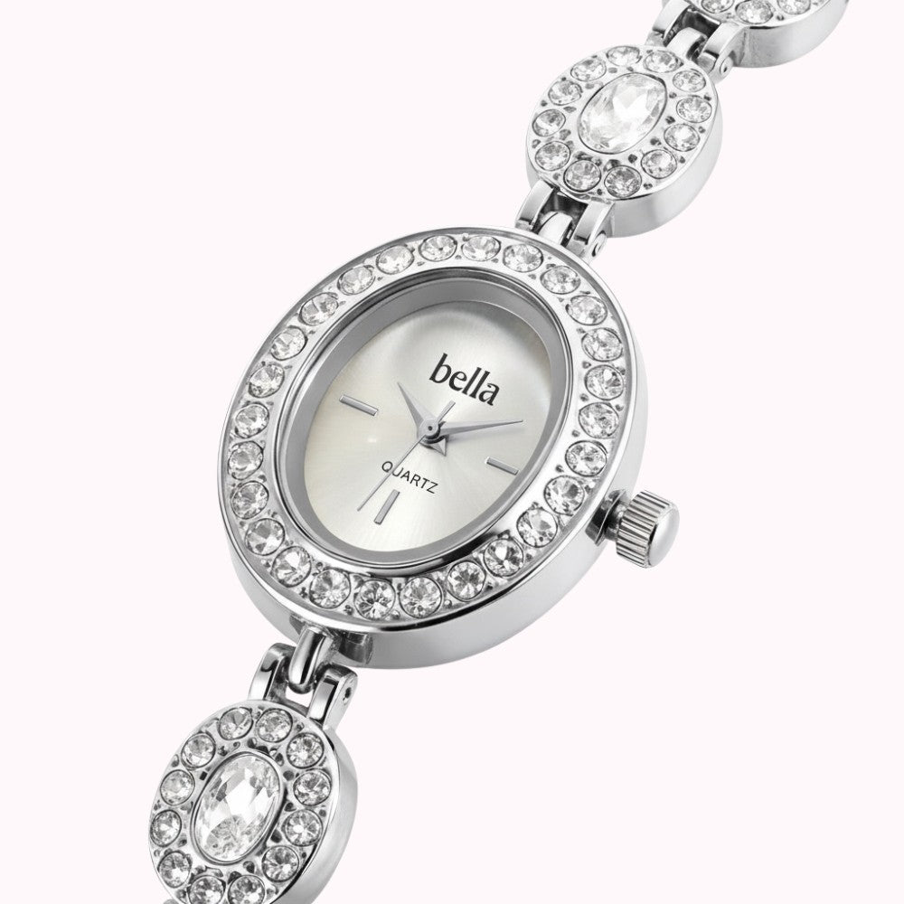 Bella Monaco - Cirkónia köves vintage óra