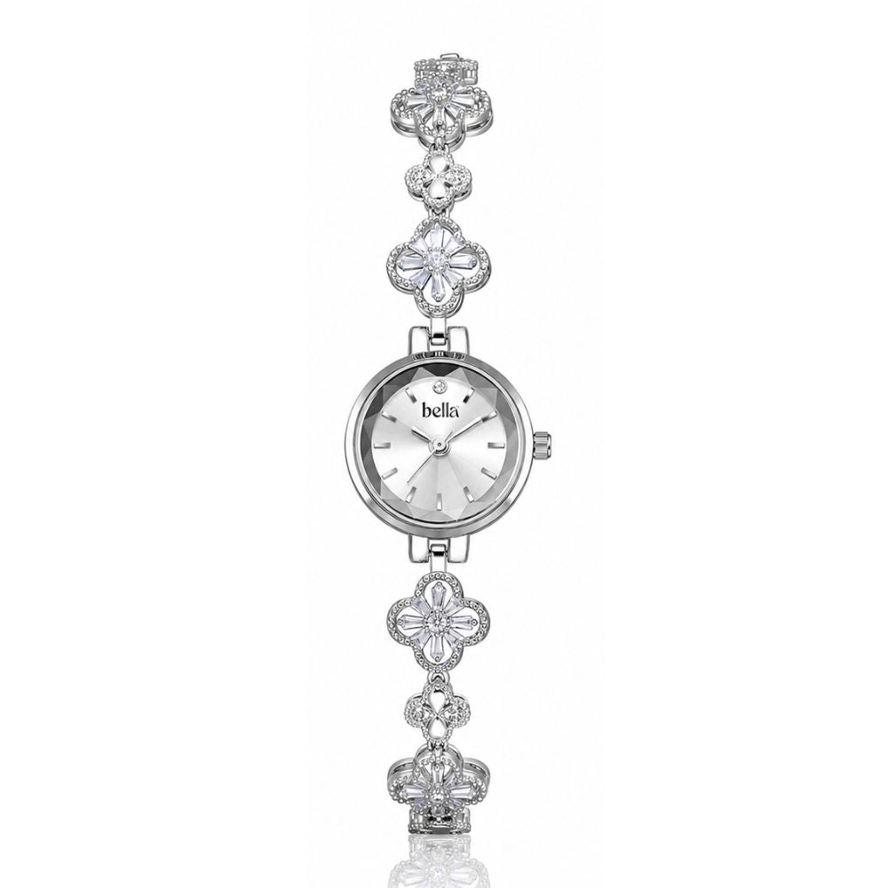 Bella Paris - Virágmintás elegáns karóra 24mm