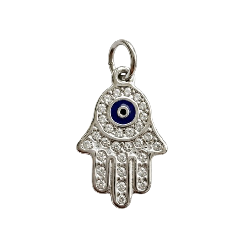 Kis hamza kéz charm – Ezüst