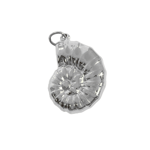 Csiga charm – Ezüst