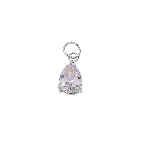Cirkónia charm – Ezüst