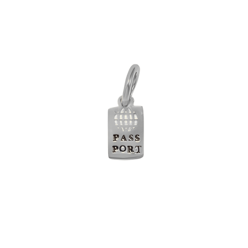 Útlevél charm – Ezüst