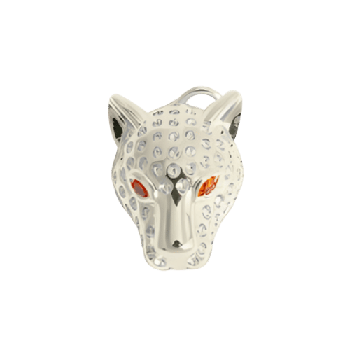 Leopárd charm – Ezüst