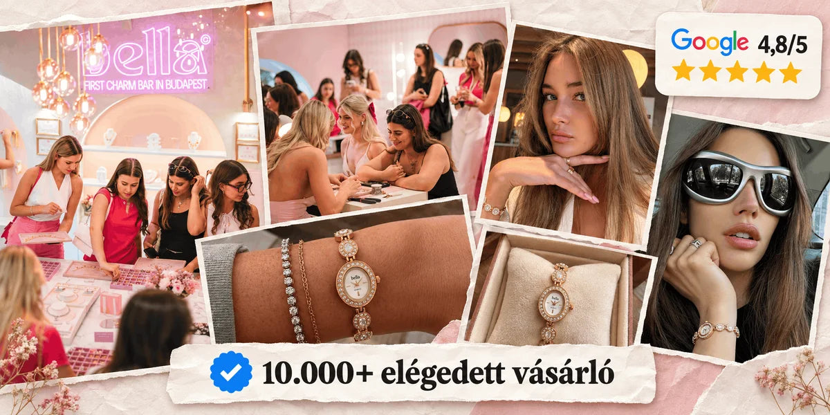 Bella Charm Bar: Google 4,8/5, 10.000+ elégedett vásárló
